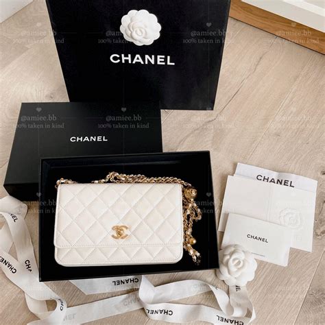 chanel 19 wallet on chain white|chanel wallet on chain new.